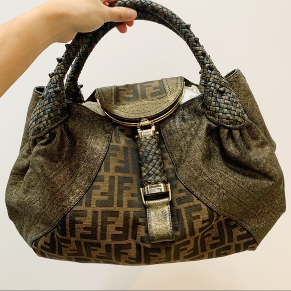 Fendi Spy Bag Zucca Canvas and Leather - Picture 14 of 14